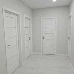 Готовая работа по установке дверей Premier 1 Ясень белый 1864 - фото 5622