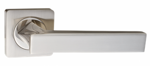 Ручка дверная РЕНЦ "Равенна" INDH 302-02 SN, AB, ABB 1872