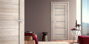 Межкомнатная дверь Duplex Капучино в интерьере. 2031