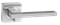 Ручка дверная РЕНЦ "Неаполь" INDH 52-02 SN Никель матовый, Латунь матовая - фото 5588