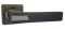 Ручка дверная РЕНЦ "Катания" INDH 301-02 Матовый черный никель/Хром блестящий - фото 5682