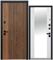 ВХОДНАЯ ДВЕРЬ ЛЮКСОР 2МДФ РЕЙКА ЗЕРКАЛО 2185 - фото 6877