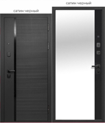 ВХОДНАЯ ДВЕРЬ 9 см ЧЕРНОЕ ЗЕРКАЛО 2222