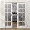 Двупольная раздвижная дверь Scandi 4V Эмаль белая - фото 5994