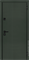 ВХОДНАЯ ДВЕРЬ СТАЛЬНАЯ ЛИНИЯ Ниро (Шагрень зеленая/Платиновый) Niro 2240