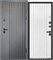 ВХОДНАЯ ДВЕРЬ 10 см 2 МДФ Рейки Эмалит Белый 2263